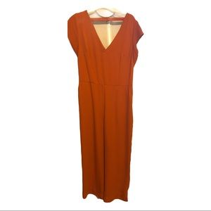 A New Day Jumpsuit Women’s Large Burnt Orange